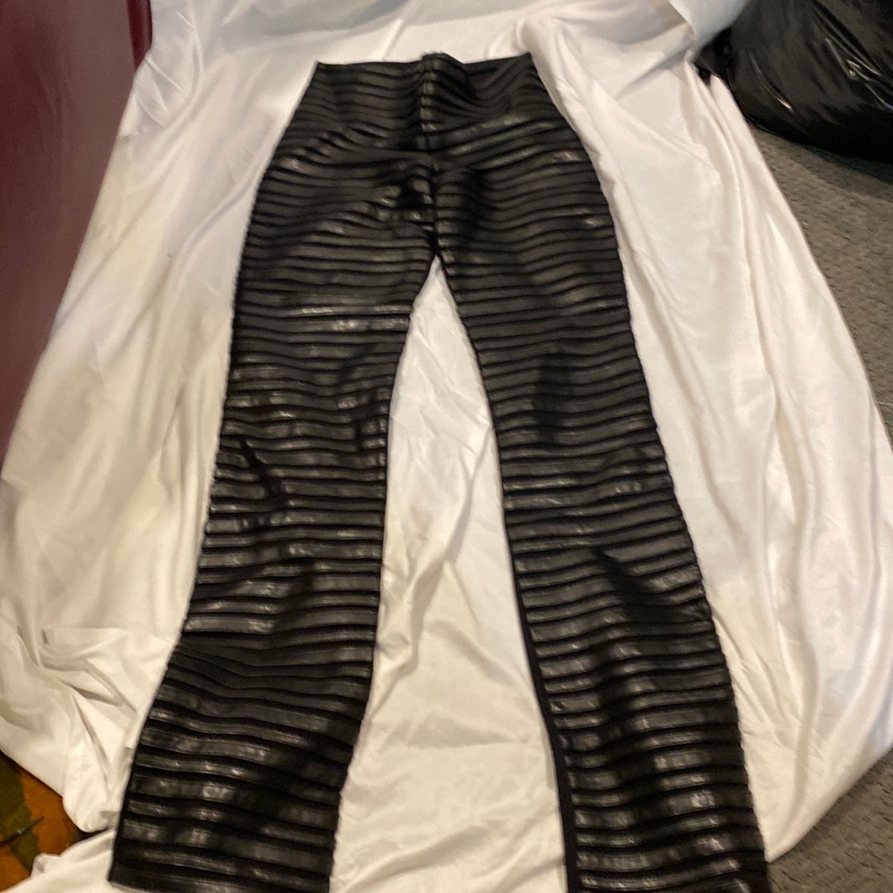 Faux Leather pants..made in France